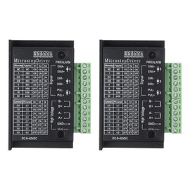 MECCANIXITY Stepper Motor Drivers, 2 Pack 4A Stepper Driver Controller CNC Digital Micro Step Driver for 39/42/57 Stepper Motor