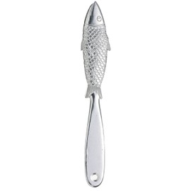 KitchenCraft KCFSCALE Fish Scaler, Aluminium, 22 cm, Silver