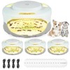 4 Pack Flea Traps for Inside Your Home,Dual Light Flea