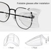 YunTuo 2/4/6/10 Pairs Glasses Side Shields for Eye Glasses,Safety Glasses