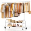 EAGMAK Heavy Duty Clothes Rack Load 556 LBS, Rolling Clothing