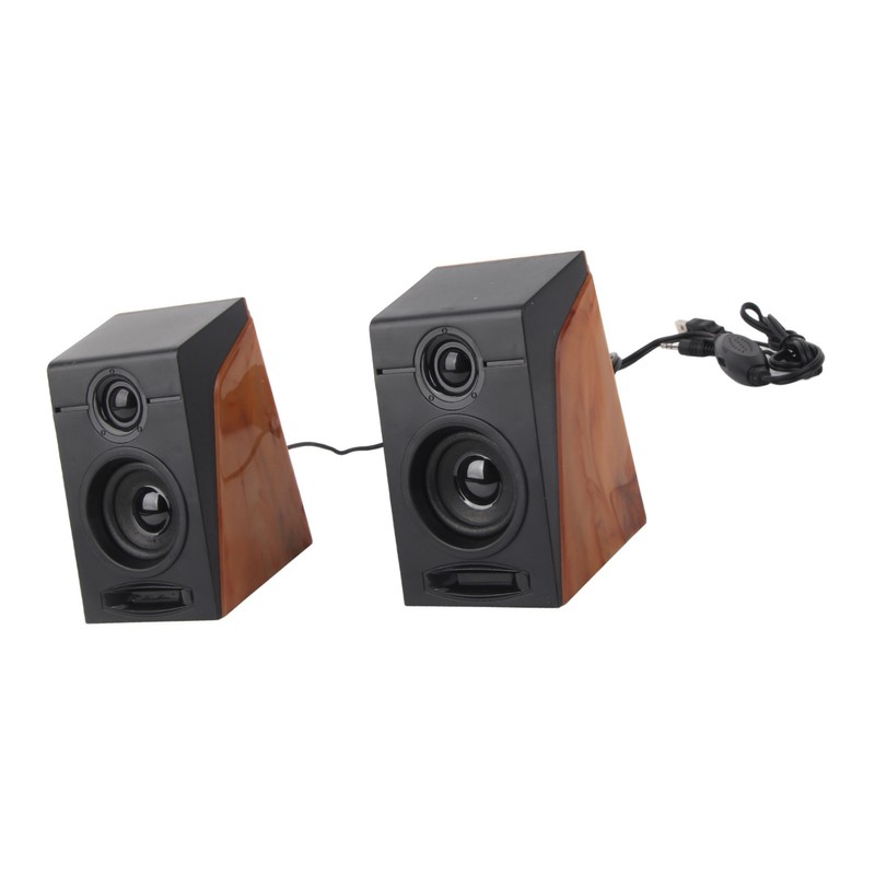 PC Speakers HiFi Deep Bass Adjustable Volume Plug and Play