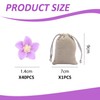 40pcs Flower Hair Accessories 1 Storage Bag Mini Flower Hair