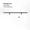 KINMADE Rolling Library Ladder Hardware Kit, 4FT Extension Kit