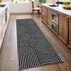ROYHOME Modern Rug 2x6 Runners for Hallways, Abstract Kitchen Runner