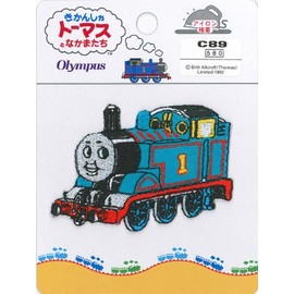 オリムパス製絲(Olympus Thread) きかんしゃトーマス ワッペン トーマス C89 ブルー