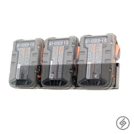 Spartan Mount for Ridgid 18v Battery | Wall Display Hook Holder | Power Tool Storage | Blog DIY Craft Room | All Types | Strong Low Profile Bracket | Convenient Easy Access Garage Organization