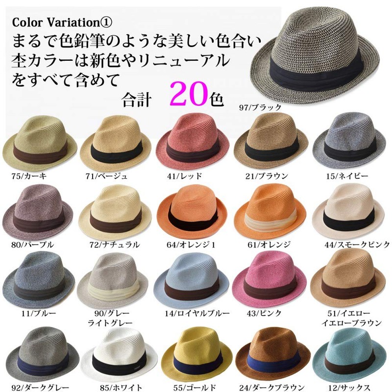 EdgeCity Men's Straw Hat, Foldable, Large Size, M