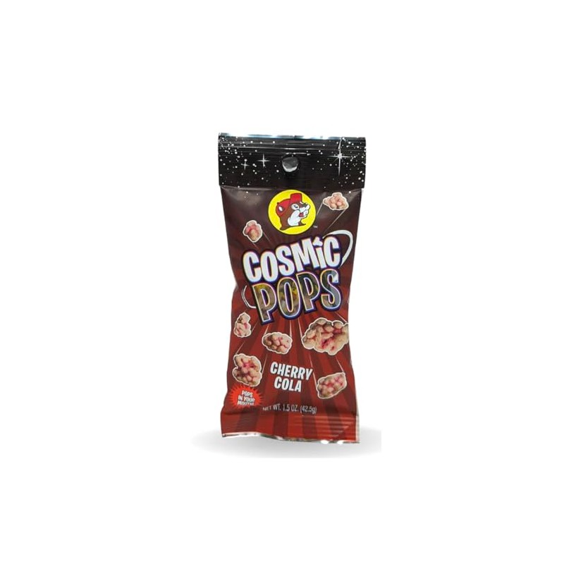 Buc-ee's Cosmic Pops Popping Candy - Pocket Sized 1.5 oz