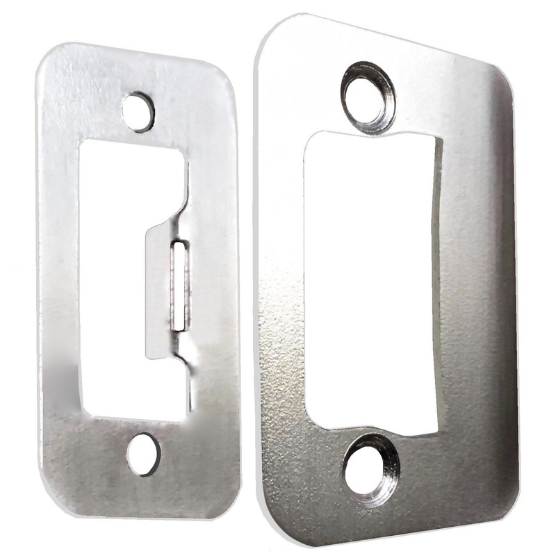 4-Pack Gator Door Latch Restorer - Strike Plate (Satin Nickel)