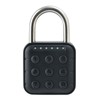 6 Digit Password Lock Electronic Combination Lock IP67 Waterproof Padlock