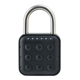 6 Digit Password Lock Electronic Combination Lock IP67 Waterproof Padlock for Luggage Locker Cabinet