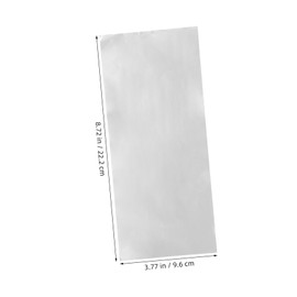 Ipetboom 30pcs Aluminum Foil Sheets for Hairdressing Salon Foil for Highlighting Dyeing and Perming Lightweight Heat Insulation Quick Tearing Versatile Use