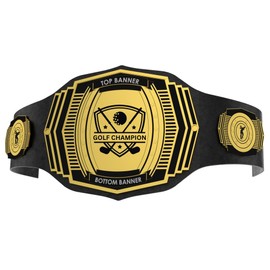 HANDSY Customized Golf Championship Belt - Ultimate Golf Trophies and Awards - Perfect for Golf Champions and Tournament Prizes (4mm Brass)
