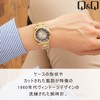 Citizen Q&Q QB78 Men's Wristwatch, Analog, Waterproof, Metal Band, black