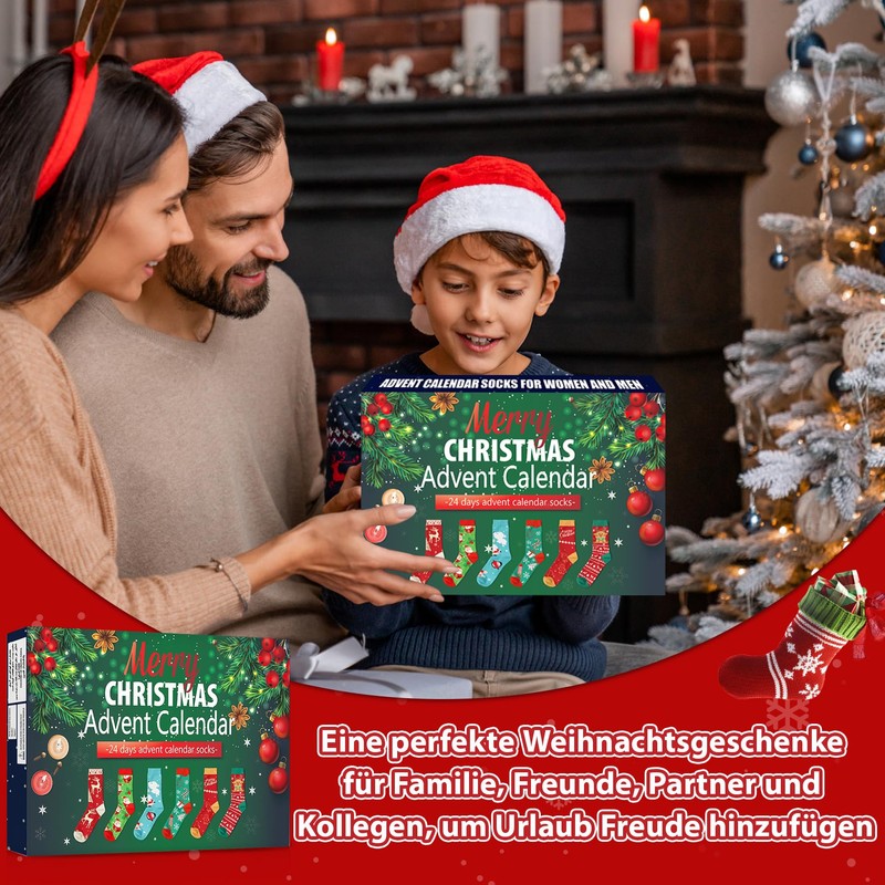 2025 Women's Advent Calendar Socks