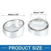 A ABSOPRO 6897300 Motorcycle Turn Signal Light Lens Cover 2"