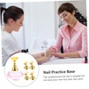 Baluue 1set Nail Training Display Holder for Salon Use Manicure