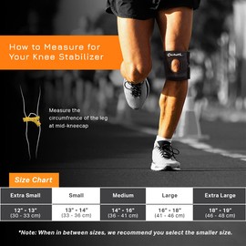 Cho-Pat schwarz rechts Patella-Kniescheibe Stabilisator