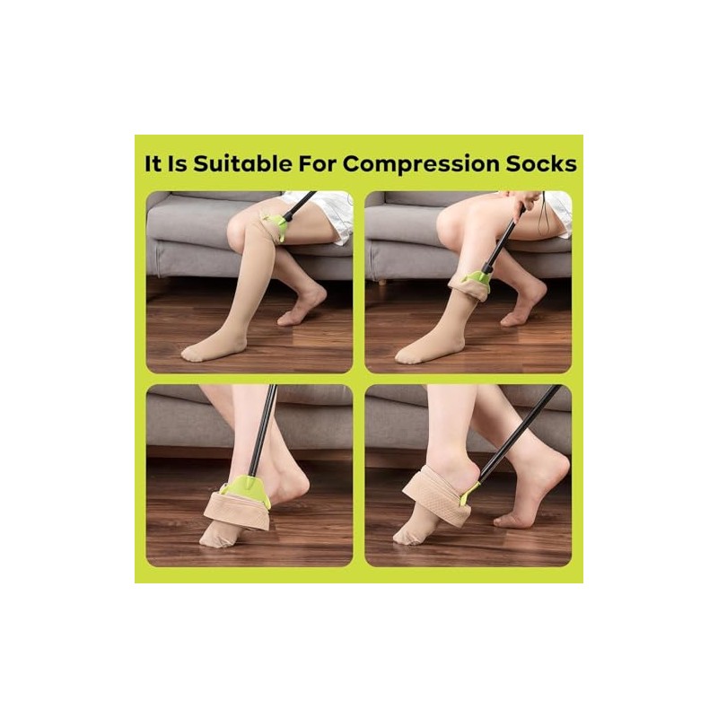 Undressing Aid for Compression Stockings & Socks - Multifunctional Retractable
