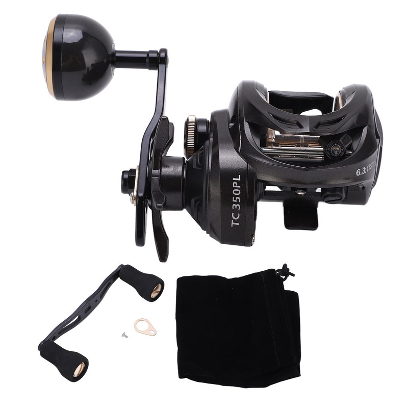 Sea Fishing Baitcasting Reel 9+1BB 6.3:1 16KG Drag Metal Wire