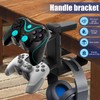 LYIYEYAN 3 in 1 Headphone Holder, No Drilling Gaming Headset