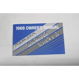 Eckler's El Camino Owners Manual, 1968 55-191651-1