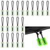 nalaina 20 Pcs Zipper Pulls Luminous Zipper Tabs Zipper Tabs