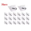 20/40/60/80/100pcs Drawer Wedge Supports with Screws – Plastic Bottom Support