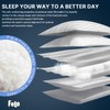felo Feather Down Pillow Queen Size, CloudFusion Goose Down Pillow