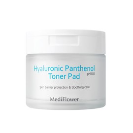 Mediflower Hyaluronic Panthenol Toner Pad 180ml/60 sheets / 메디플라워 히알루로닉 판테놀 토너 패드 180ml/60매