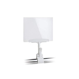 SSWBasics Acrylic Sign Holder with Clamp - 5 1/2" W x 7âH - Set of 3