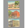 Souvenir Views of Elmira New York Color Tinted Miniature Postcard
