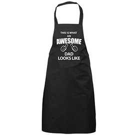 60 Second Makeover Limited This Is What An Awesome Dad Looks Like Black Apron For Men Fathers Day Dad Birthday Gifts Presents For Men Father's Day Present Gifts For Him