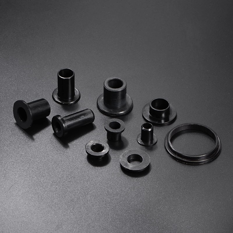 sourcing map 4pcs Flanged Sleeve Bearings 12.1mm Bore 14.7mm OD