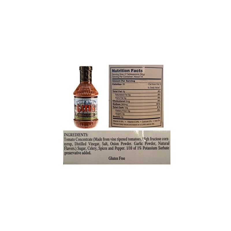 Gates BBQ Sauce and Dry Rub Variety Bundle - 4