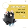 HNeekyr SAZ4201GJ Dump Trailer Solenoid 12V 4 Terminal 100 AMP