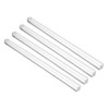 sourcing map Acrylic Square Rod,10mmx10mmx250mm Clear,Solid Plastic PMMA Bar Stick
