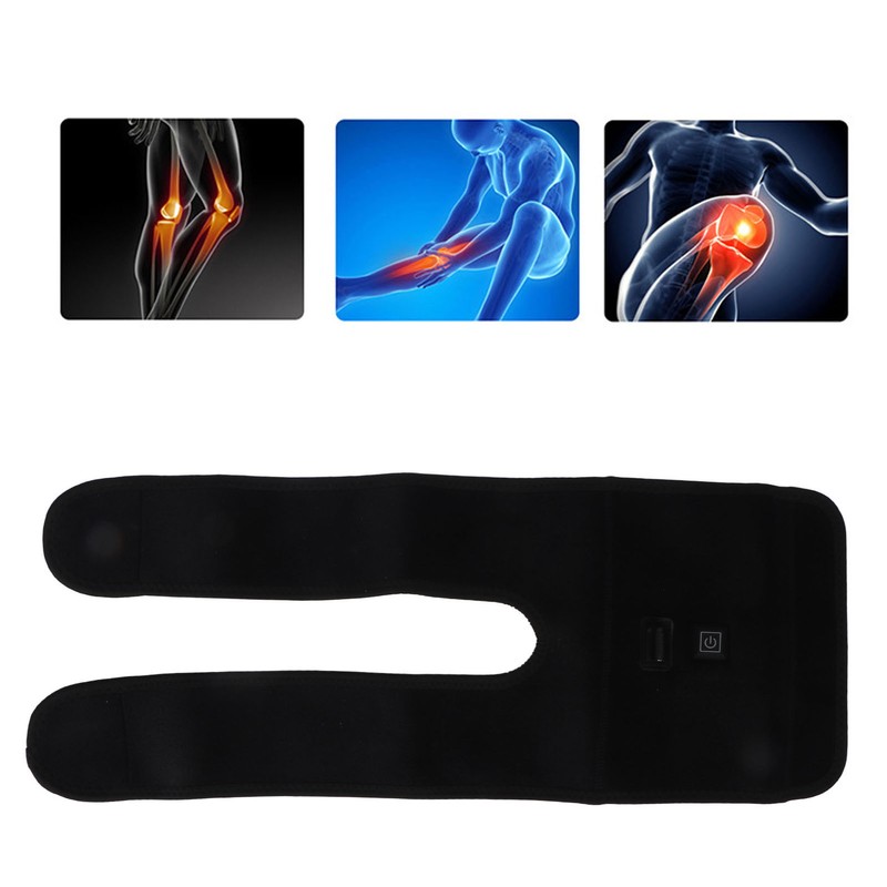 Heated Knee Brace Reduce Pain Muscle Soreness USB Charging Cold