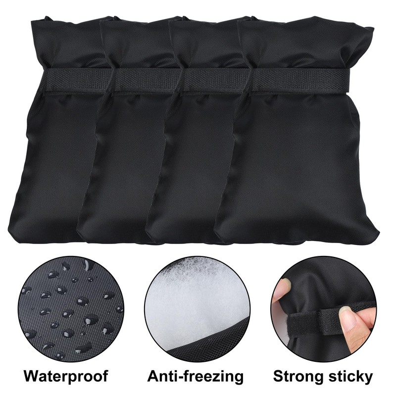 4 Pack Outdoor Faucet Cover for Winter Freeze Protection Winter