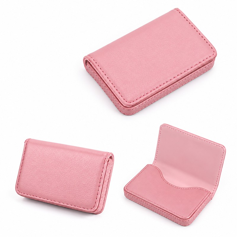 PU Leather Card Holder for Business & Credit Cards –