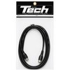 Kikutani TECH MIDI Cord 19.7 inches (50 cm) TM-50 Black