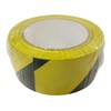 Kirax Hazard Indication PVC Line Tape, Yellow/Black, 2.0 x 13.0