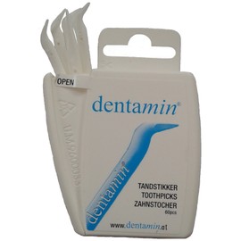 dentamin Pocket Box 60 DENTAMIN Tooth Picks in a handy dispenser box)