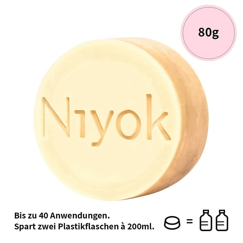 Niyok® 2 in 1 solid shower and care, solid shower