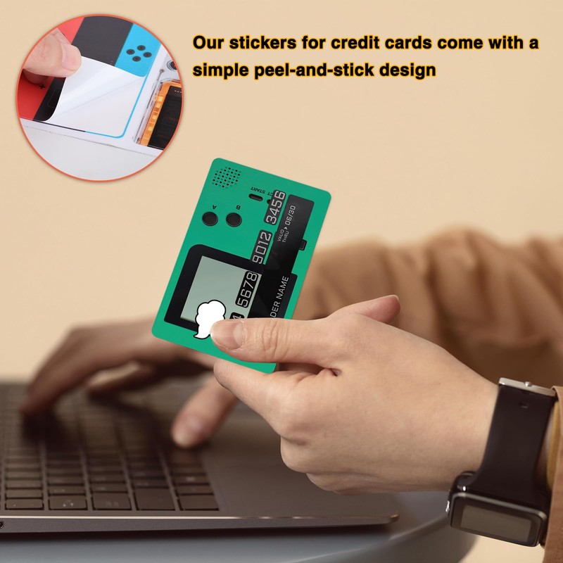 Pounchi Retro Game Controller Credit Debit Card Decor Stickers Skin