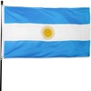 DANF Argentina Flag 3x5 Foot Polyester Argentinian National Flags Polyester