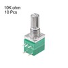 sourcing map Potentiometer With Switch B10K Ohm Variable Resistors Single