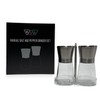 KSL Original Manual Glass Salt and Pepper Shakers Set -