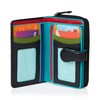 VISCONTI Bifold Leather Women's Purse Colorado Combination Leather Multicoloured Purse